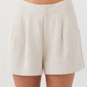 Peppermayo Cream High Waist Shorts